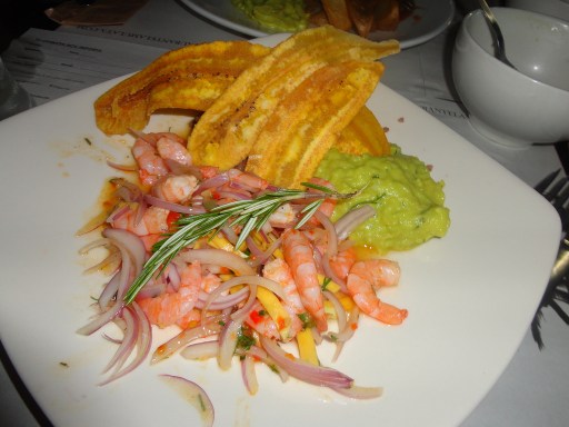 Shrimp dish in Cartagena, Colombia