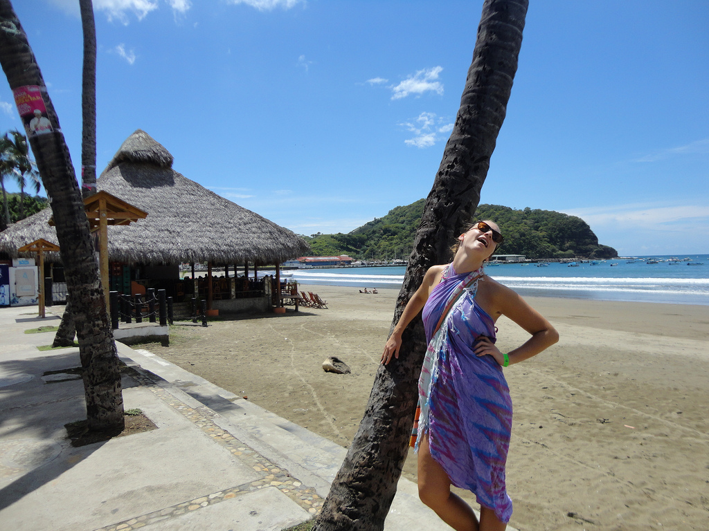 Embracing the beach life