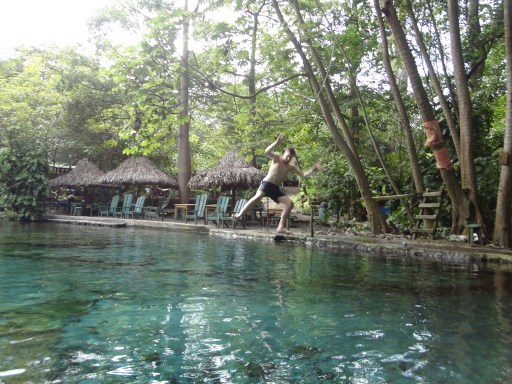Swinging into El Ojo de Agua