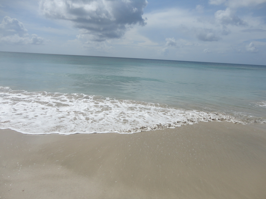 Our secret beach on big corn