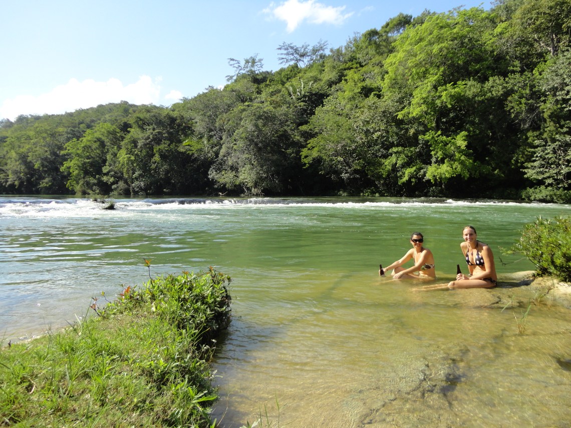 Cooling off in Belize