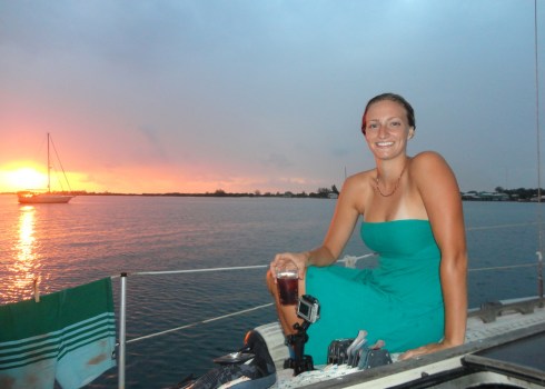 Aboard Hedwig, in the Bay Islands