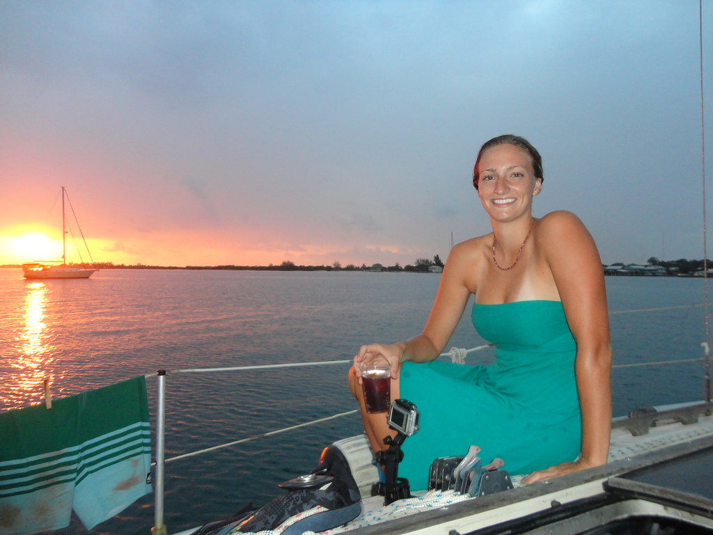Aboard Hedwig, in the Bay Islands