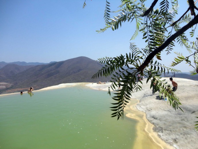Petrified waterfalls, Oaxaca
