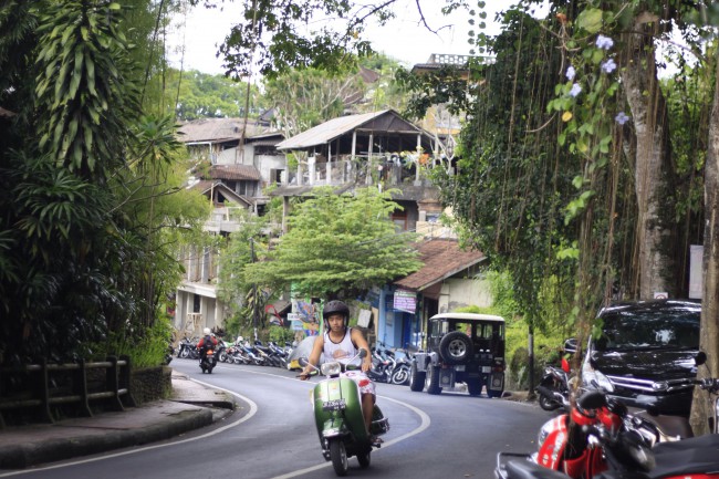 The streets of Ubud, Bali